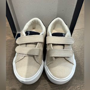 NWT Tan Velcro RALPH LAUREN POLO BABY SHOES